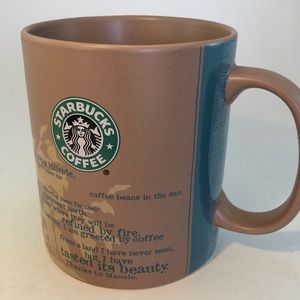 Starbucks 2006 Origin Of Coffee 18 oz Mug